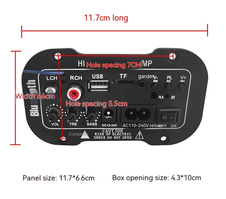 Digital Card Car Audio Bluetooth Amplifier Board - Your Tech